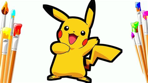 Pikachu drawing easy and simple | Pokemon | How to Draw Pikachu ...