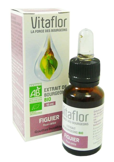 VITAFLOR EXTRAIT DE BOURGEONS BIO FIGUIER 15ML