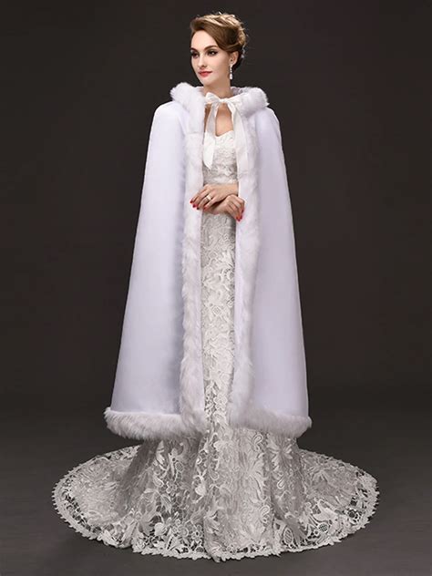 FOLOBE White Women S Cloak Winter Warm Party Cape Bolero Coat Top Long