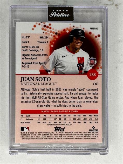 Topps Pristine Juan Soto Encased New York Yankees Ebay