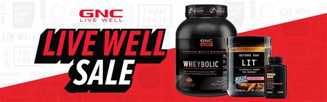 Gnc Announces First Ever Semi Annual Live Well Sale Offering Cant Miss