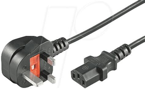 Nksk Uk Netzkabel Uk Stecker Gew M Schw C Bei Reichelt