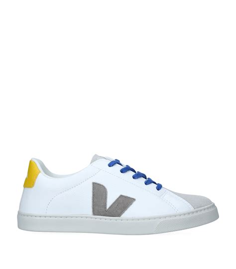 Veja White Leather Esplar Sneakers Harrods Uk