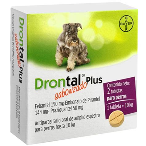 Drontal Plus Antiparasitario Para Perros Hasta 10kg 2 Comprimidos Clínica Veterinaria Buin