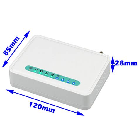 Terminal Sans Fil Fixe Quadri Bande GSM Carte SIM Ligne TéLéPhonique