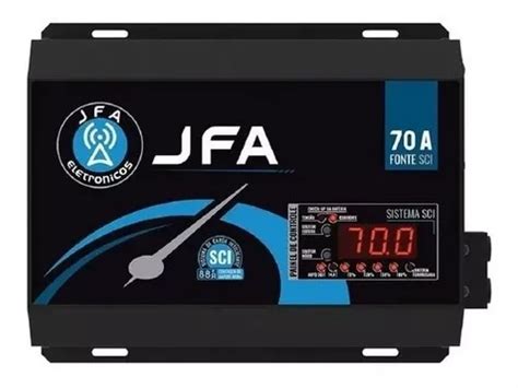 Fonte Carregador Jfa 70 Slim Bivolt C Voltímetro Sci Frete grátis