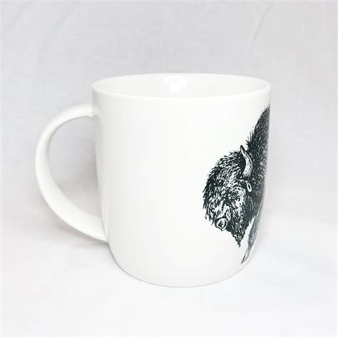 Lovely Savage White Bison Mug – Grifter Company