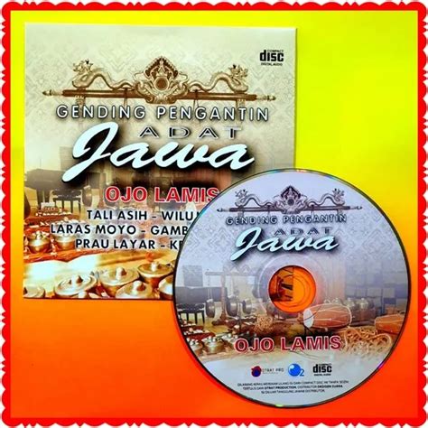 Cd Mobil Kaset Compact Disc Cd Audio Lagu Gending Pengantin Adat Jawa