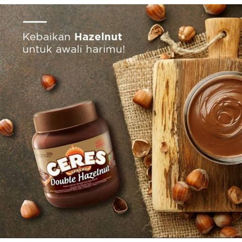 Jual CERES Spread Double Hazelnut Dan Choco Hazelnut Milk 350gr