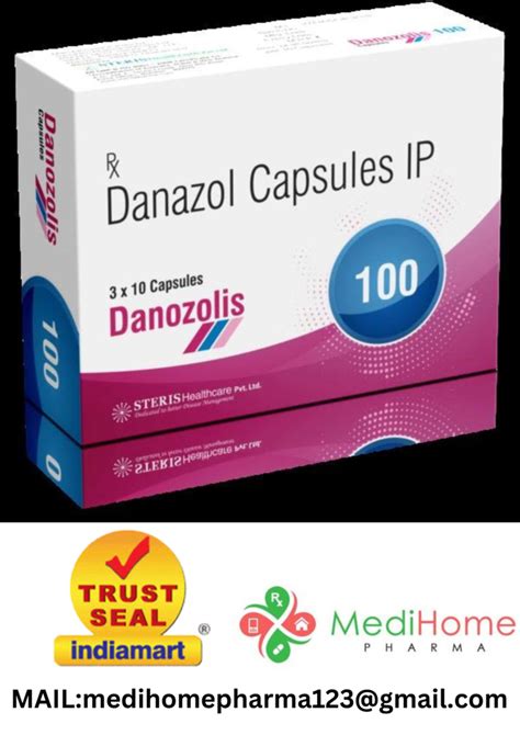 Danazol 100 Mg Capsules at Rs 178/stripe in Surat | ID: 2852306708933