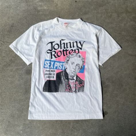 Rare Vintage S Johnny Rotten Sex Pistols T Shirt Pu Gem