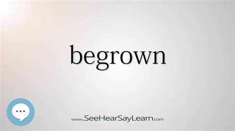 begrown - YouTube