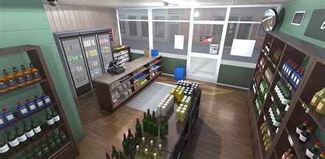 D Model Liquor Store Vr Ar Low Poly Cgtrader