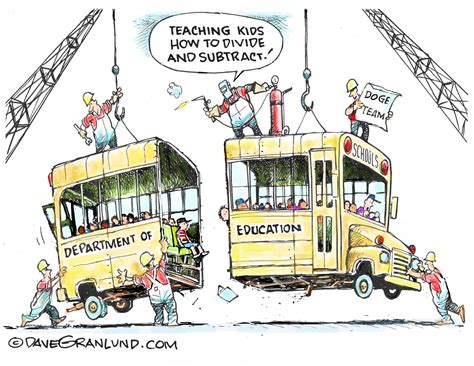 Teaching Kids How To Divide And Subtract - Granlund Cartoon