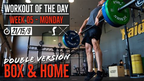 Workout Of The Day Week Allenamento Box E Casa Crossfit Youtube