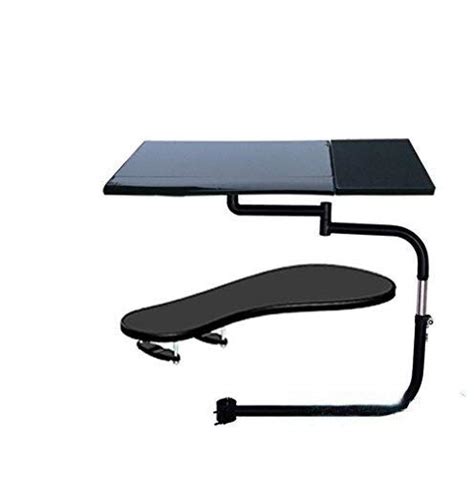 OK010S Multifunctional Full Motion Chair Clamping Keyboard Laptop Desk