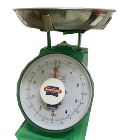 Timbangan Duduk Besi Pegas Jarum Jam Kg Sunhouse Stainless Scale