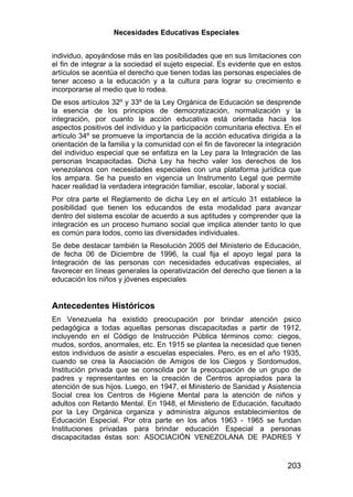 Necesidades Educativas Especiales Pdf