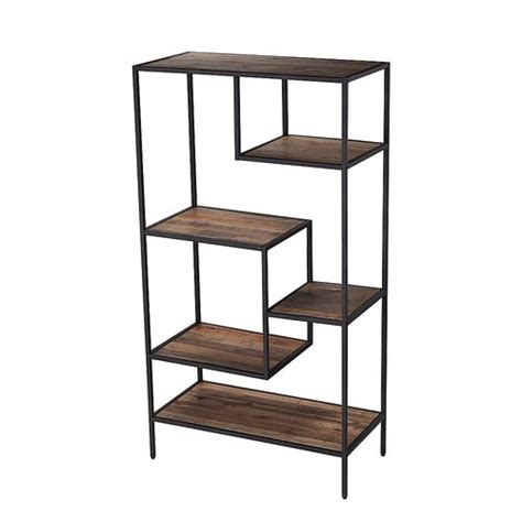 Southern Enterprises Sei Mathry Reclaimed Wood Etagere Natural And