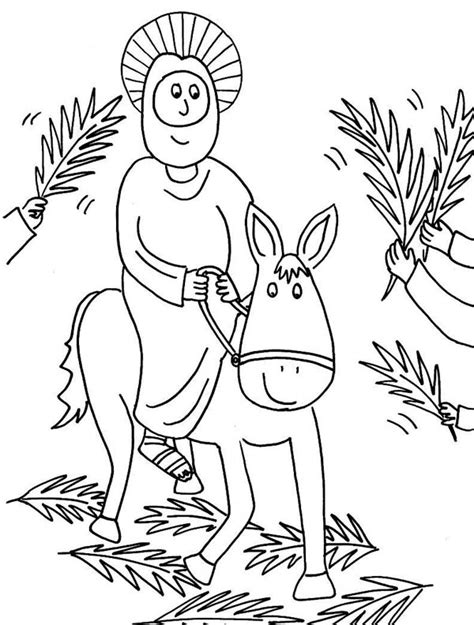 Palm Sunday Coloring Pages - Best Coloring Pages For Kids