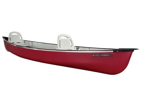 Pelican Explorer Deluxe 2 Person Canoe W2 Folding Seats And Cooler Tin