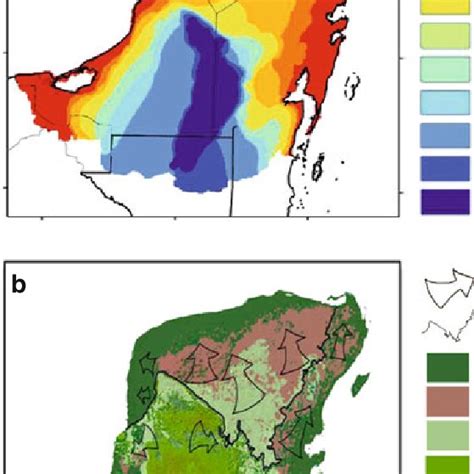 Watershed Features Of The Yucatan Peninsula Map A Phreatic Water Download Scientific Diagram