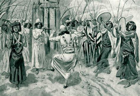 David danced before the Lord with all his might - James Tissot ...