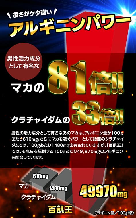 【楽天市場】期間限定ポイント10倍／百凱王 ひゃっかいおう 1袋90粒入り 約一ヶ月分 サプリ サプリメント 高麗人参 高麗山参 マカ