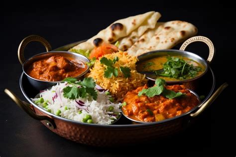 Premium Photo Flavor Fusion Indian Feast