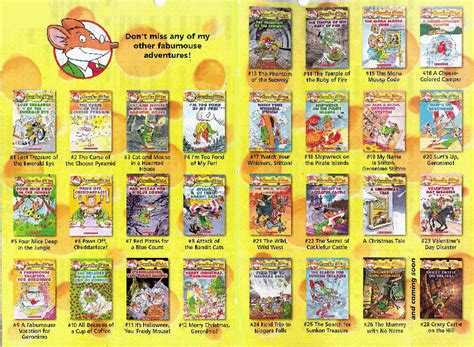 Geronimo Stilton Books List Thea Stilton He Is The Author Of More