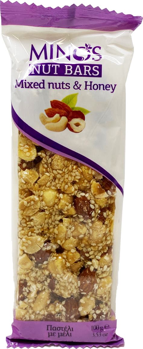 100g Packung Nuss Mix Riegel Mit Honig