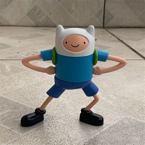 Boneco Finn Hora de Aventura Mcdonalds Figura de Ação Miniatura