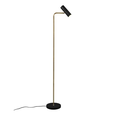 Lampadaire De Table Marley Noir Mat Laiton Trio Lighting 412400108