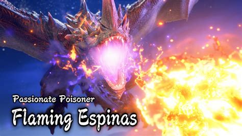 Monster Hunter Rise Sunbreak Flaming Espinas Guide Weaknesses Drops