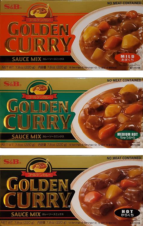 Amazon S B Golden Curry Sauce Mix Mild 8 4 Ounce Grocery