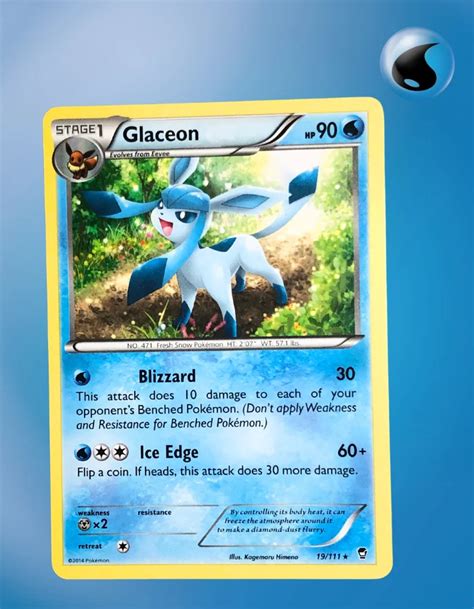 Glaceon 19 111 Furious Fists TCG Coleccionistas