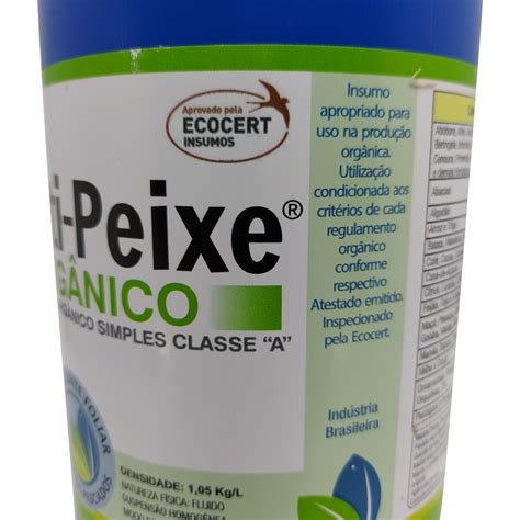 Fertilizante Orgânico Classe A via foliar 1 litro Ferti Peixe Plantei