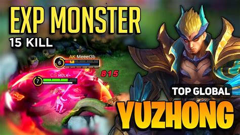 Exp Lane Yu Zhong Best Build Yu Zhong Top Global Gameplay