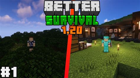 BETTER SURVIVAL W Minecraft HARDCORE 1 20 Odc 1 YouTube