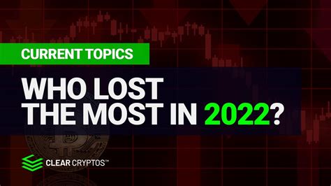 Cryptos Biggest Losers Meet Billionaires Who Lost The Most In 2022