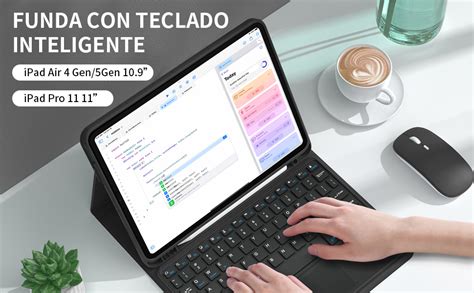 Tucorresi Funda Teclado De Espa Ol Incluye Para Ipad Air