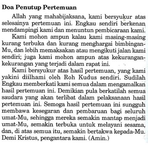 Contoh Doa Spontan Agama Katolik 58 Koleksi Gambar