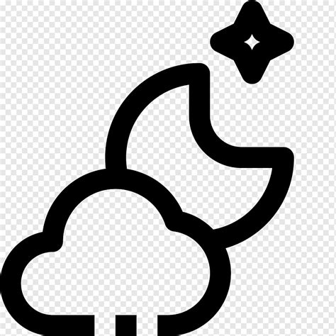 Weather Night Cloud Cloudy Sky Weather Icon Png Pngwing