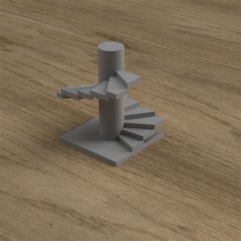 3d Printable Spiral Staircases By Robin