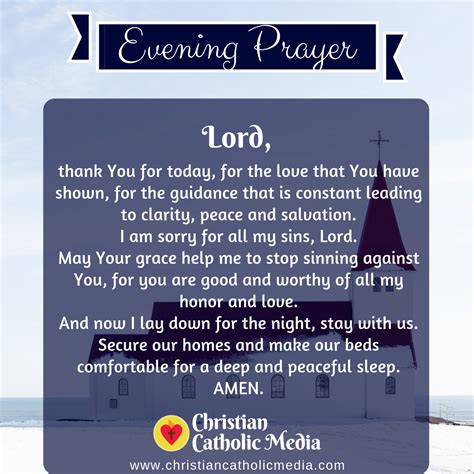 Evening Prayer Catholic Monday July 26 2021 Christian Catholic Media