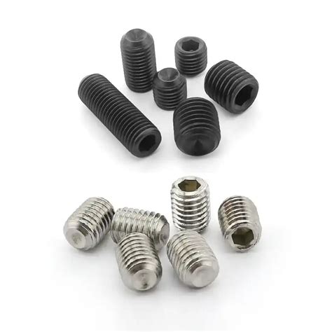 M7 M8 M10 Stainless Steel Fine Thread Set Screws Allen Grub Bolts