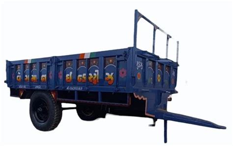 Mild Steel Tractor Trailer Manufacturer For Agriculture Dimension 8