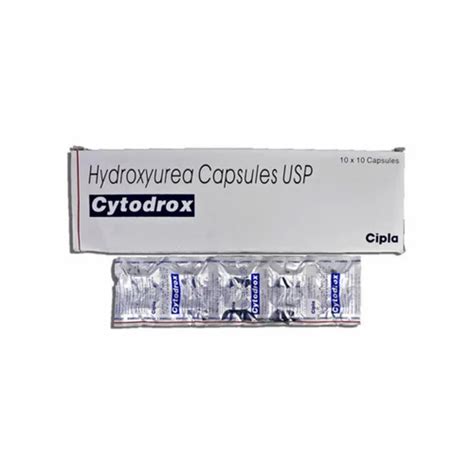 Hydroxyurea 500 Mg Cytodrox 500mg Capsule 10 S Cipla 10 Capsule S In