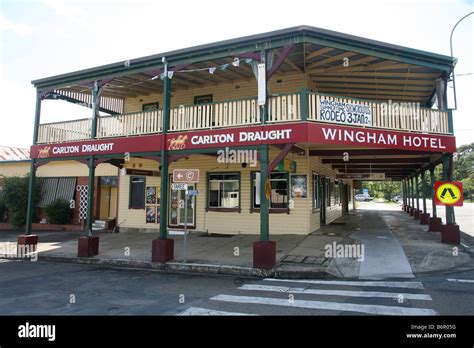 Old hotel in Wingham NSW Australia Stock Photo - Alamy