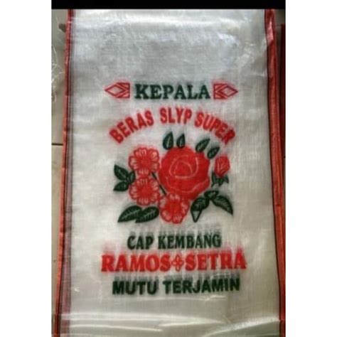 Jual Karung Kemasan Beras 50kg Cap Ramos Shopee Indonesia